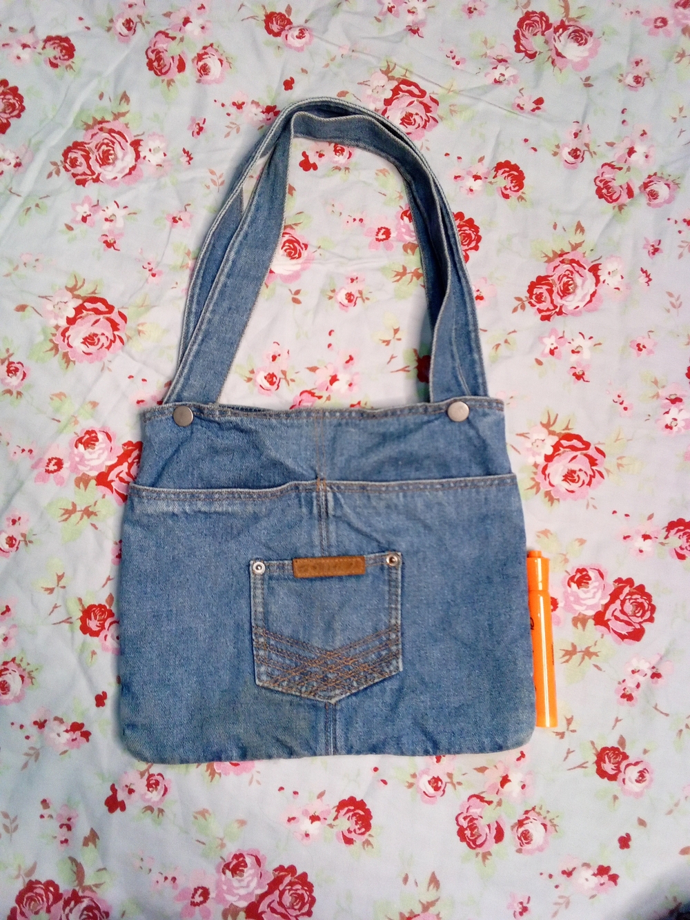Limited Too Denim Tote Bag in Blue